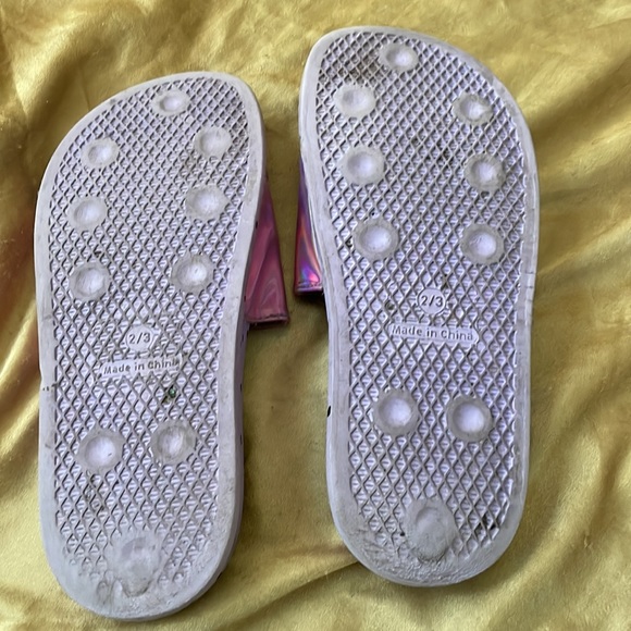 Girls Purple Unicorn Sandals - Picture 5 of 5